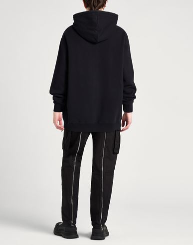 Man Sweatshirt Black Size L Cotton