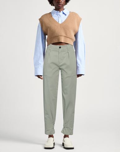 Woman Jeans Sage green