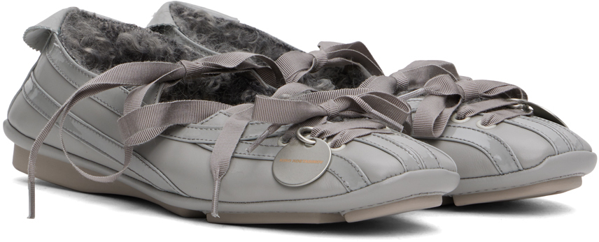 Kiko Kostadinov 여성 Gray Lella Hybrid Ballerina Flats 242985F118001