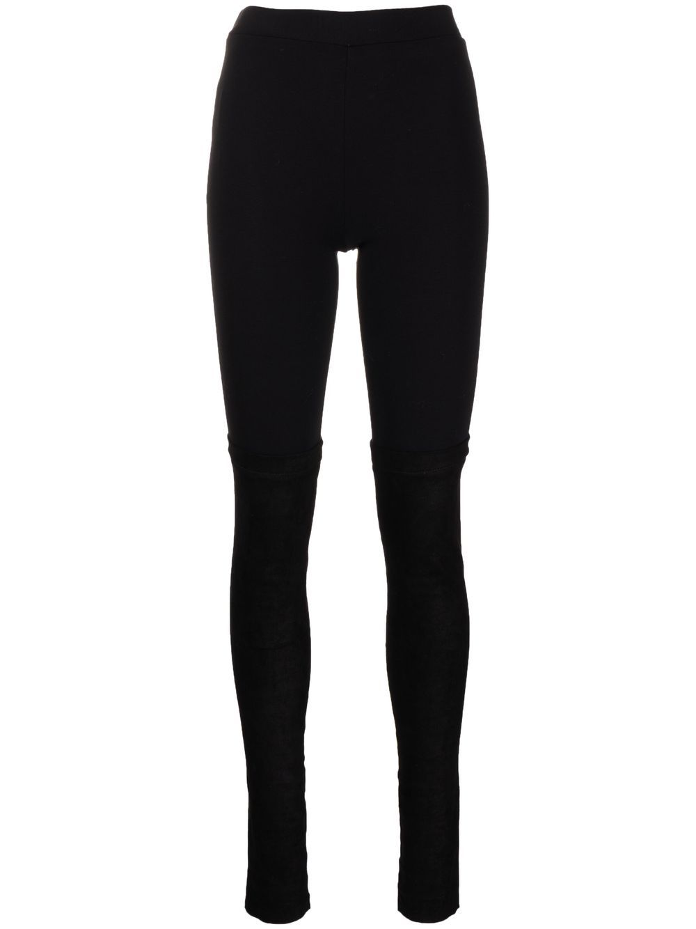 High-rise leggings - Black