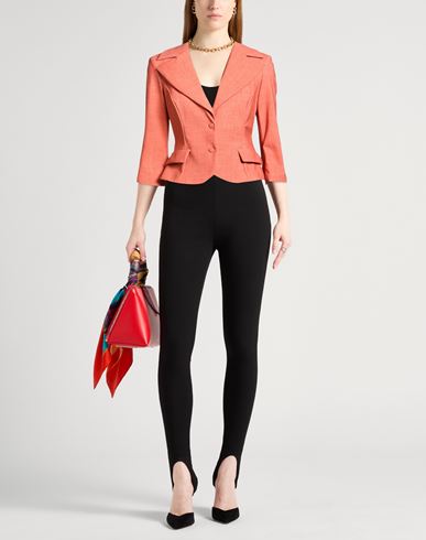 Woman Blazer Orange Size 10 Polyamide, Elastane