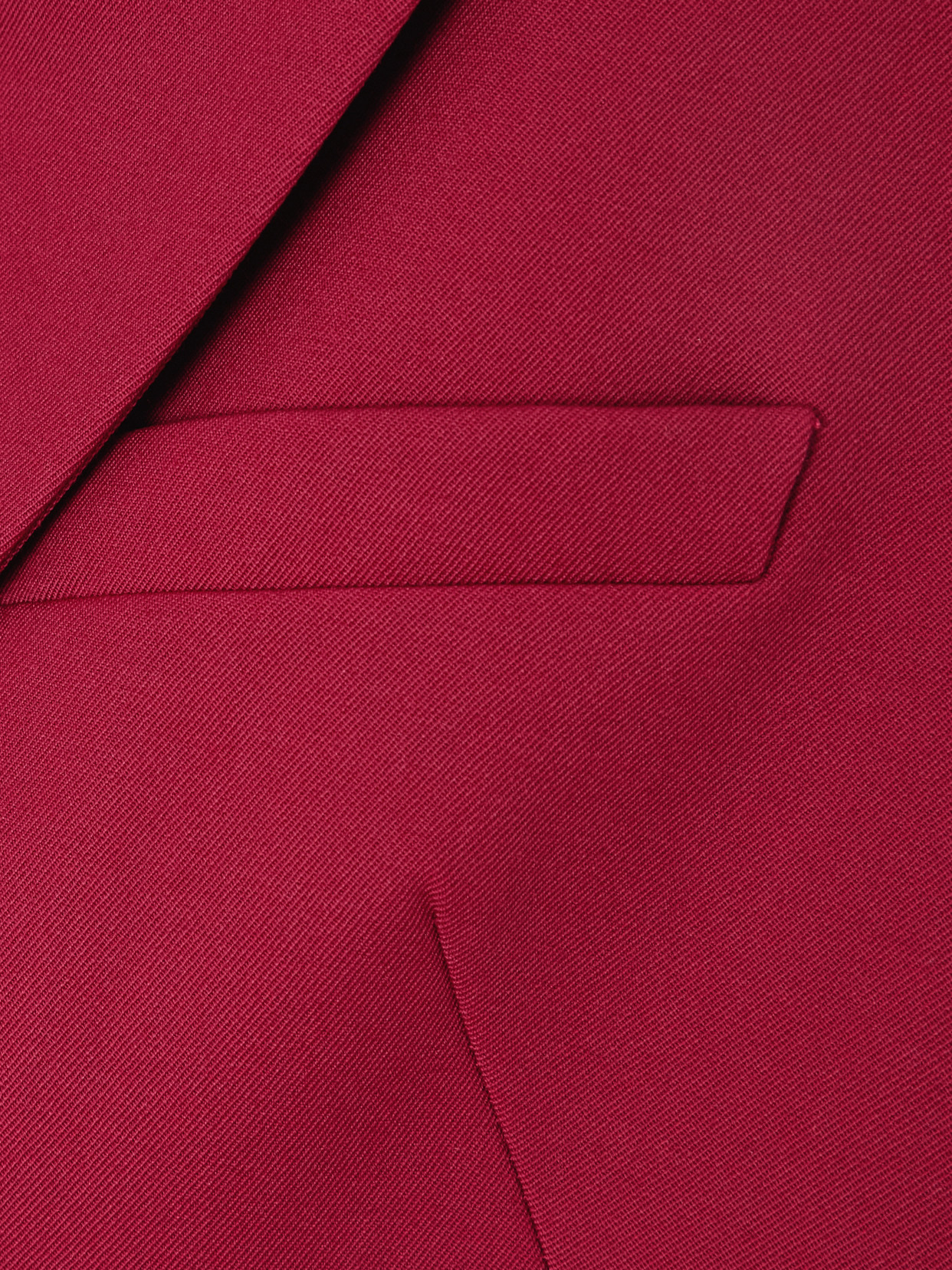 Convertible Wool-twill And Silk-faille Maxi Dress - Red