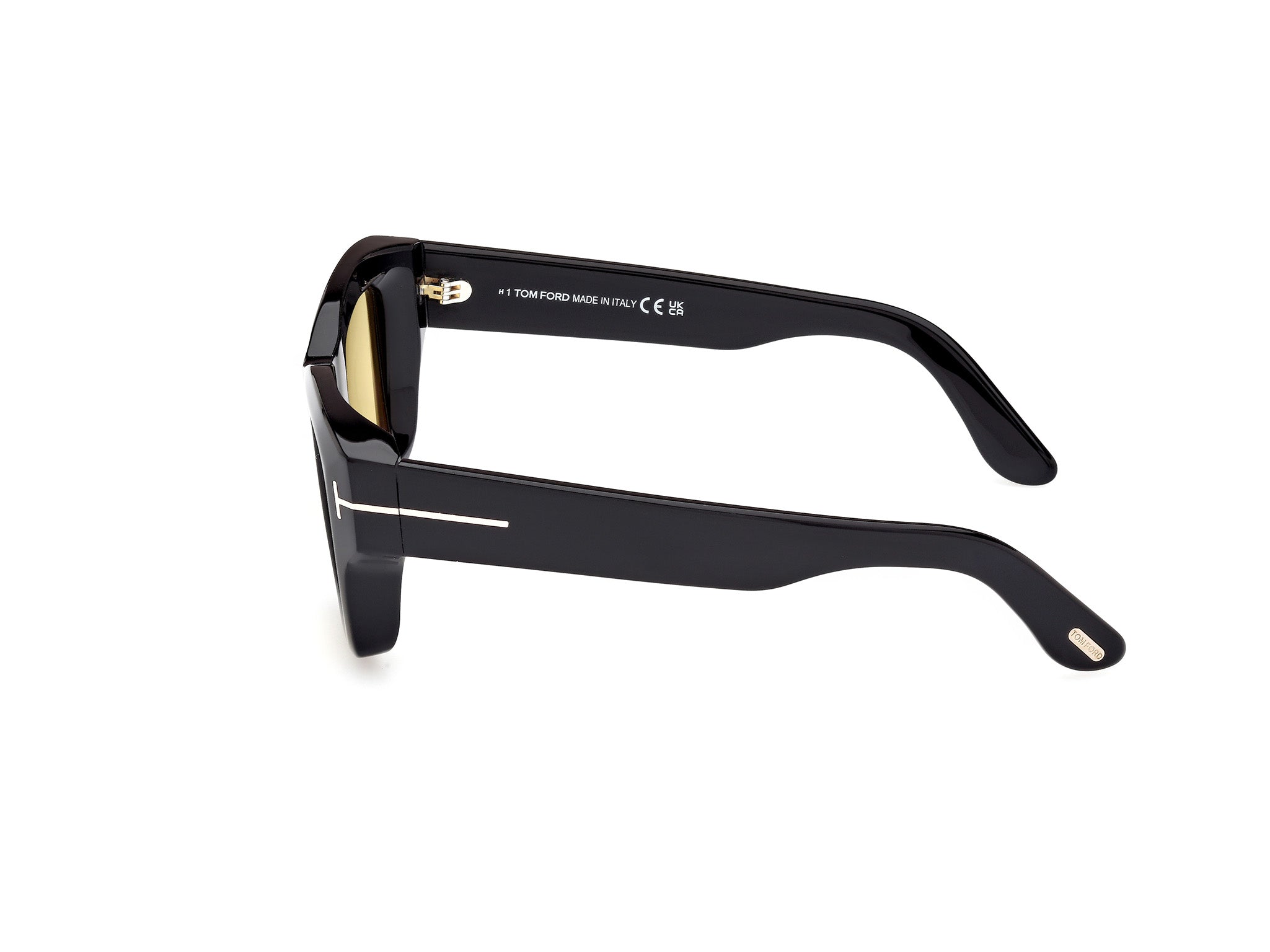 TOM FORD Man TOM FORD FT1154 ILIAS 01E Sunglasses Acetate Black Brown Squared Photochromatic