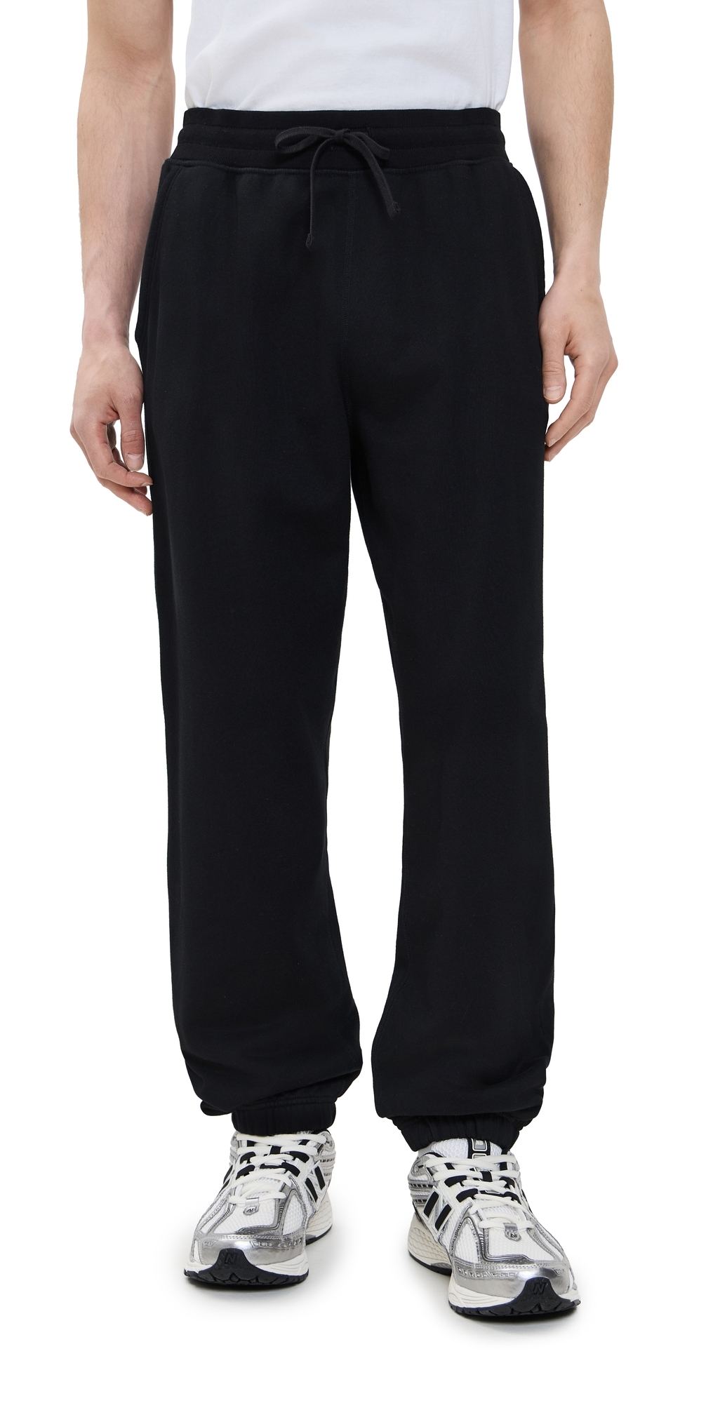 Reigning Champ Mid-Weight Terry Cuffed Relaxed Sweatpants Black