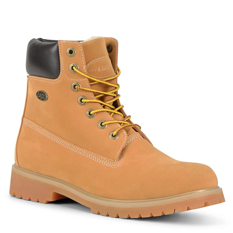 Men's Convoy Fleece Water Resistant Lace Up Boots (Wheat/Bark/Tan/Gum)