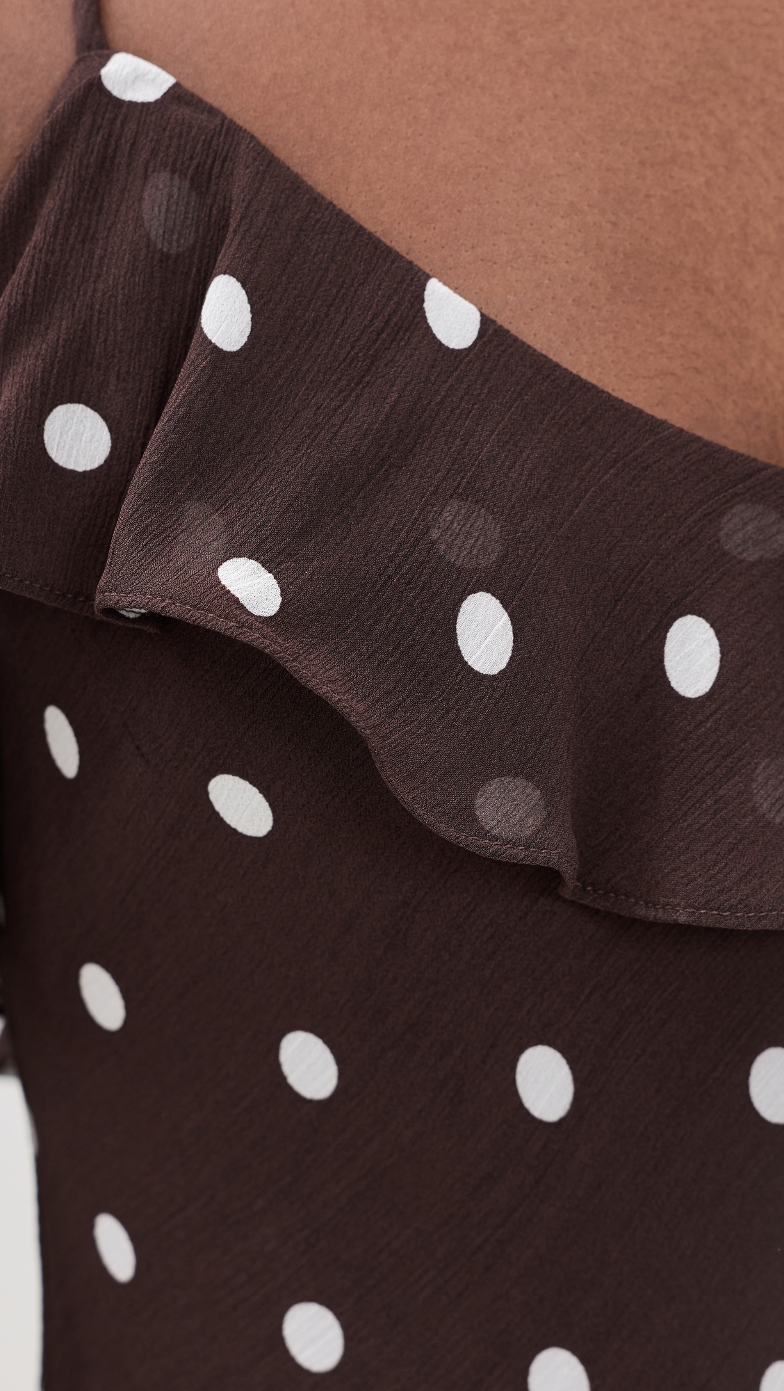 Allis Dress Coffee Bean Dots