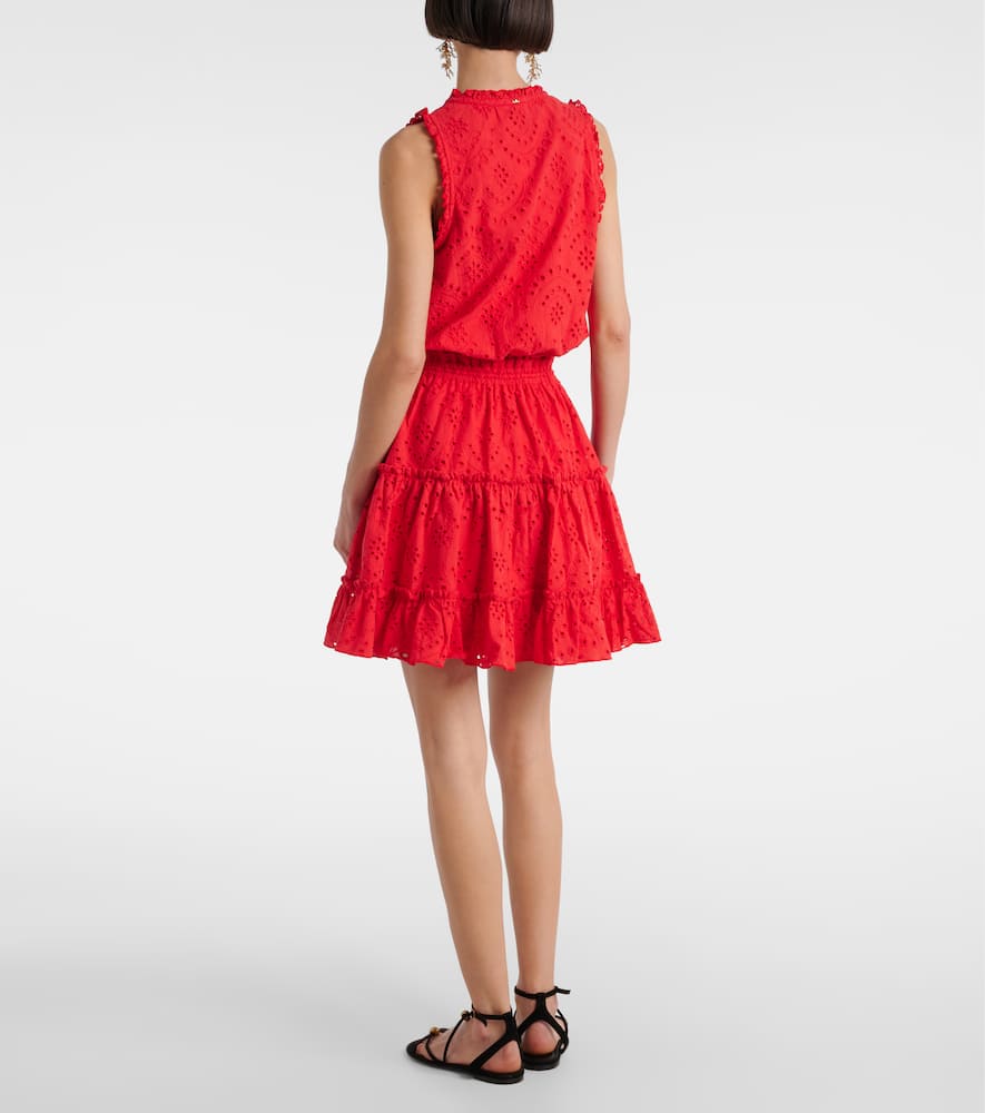 Clara broderie anglaise cotton minidress