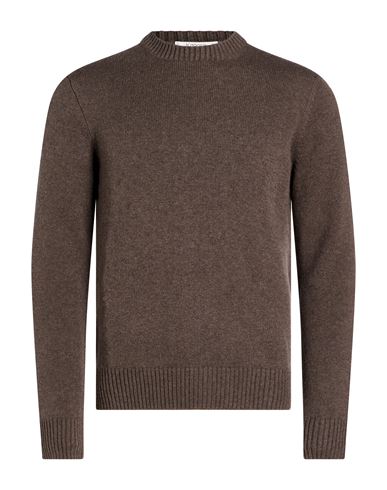 Man Sweater Taupe Size 38 Wool, Silk, Cashmere