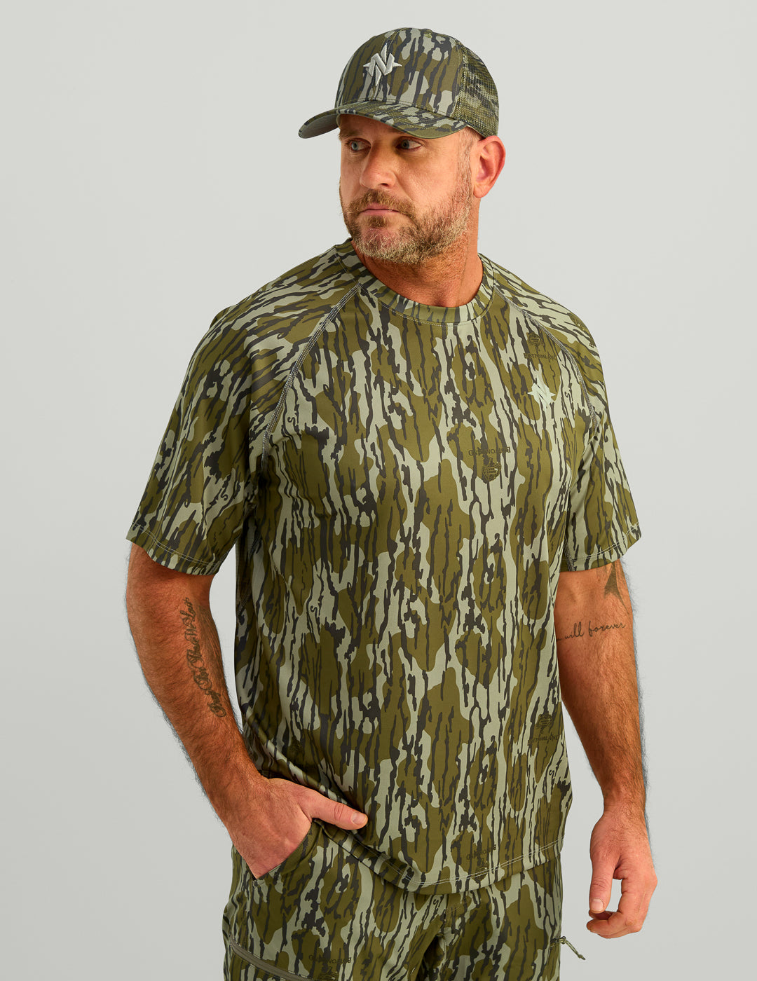 Mirage Short Sleeve Camo Crew