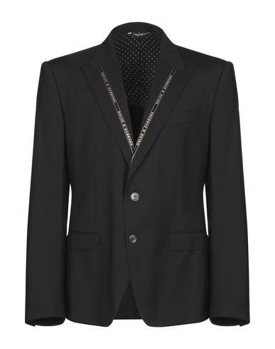 Man Blazer Black Size 34 Wool, Elastane