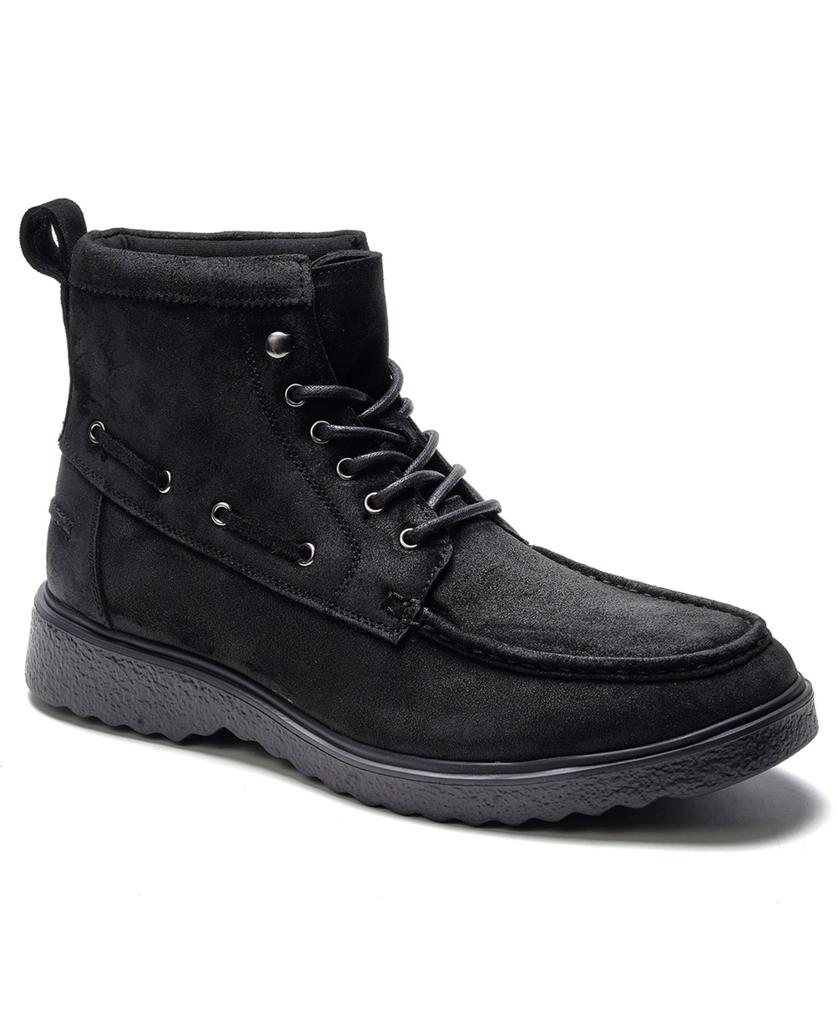 Men's Tundra Moc-Toe Boots - Black