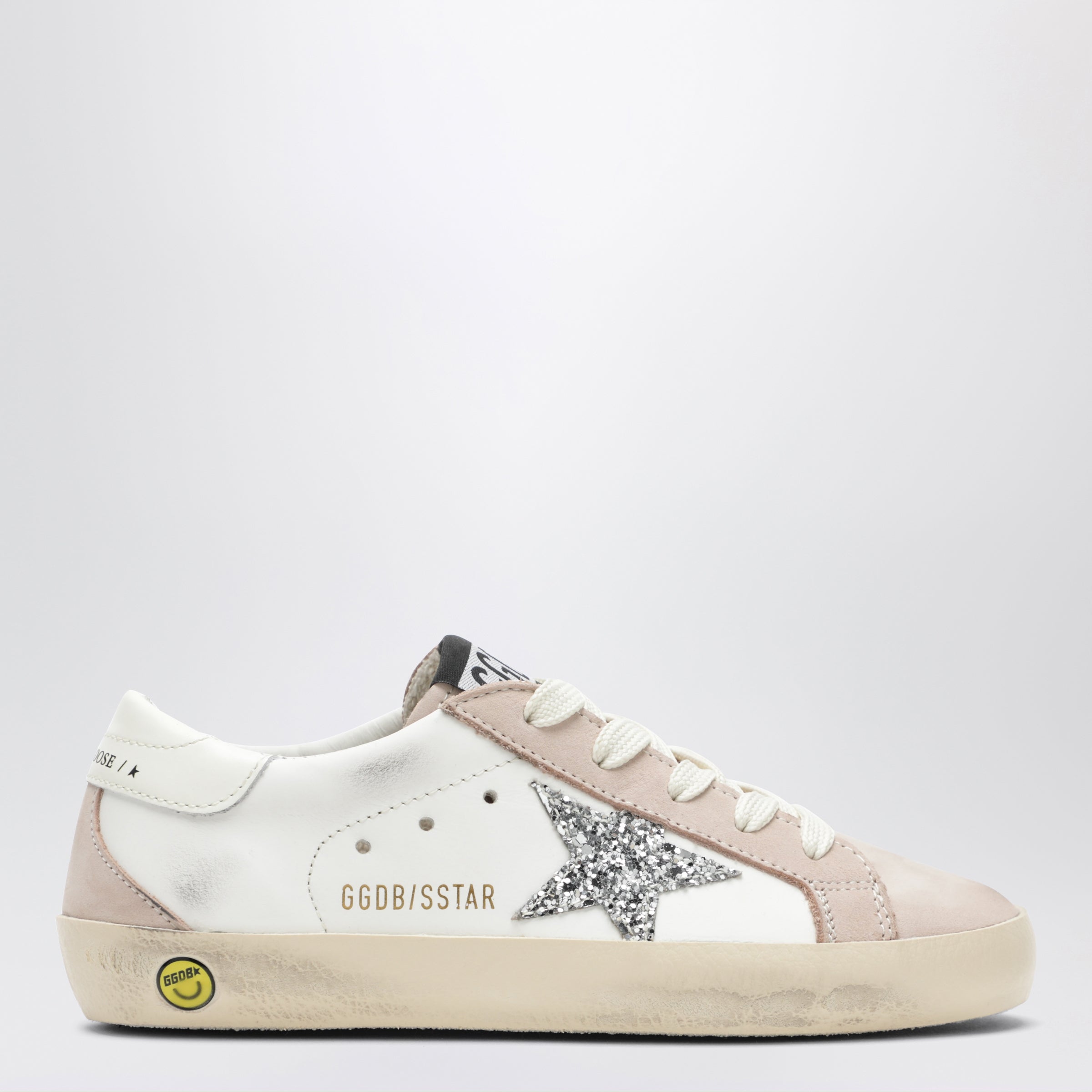 Super-Star sneakers in white/pink/silver