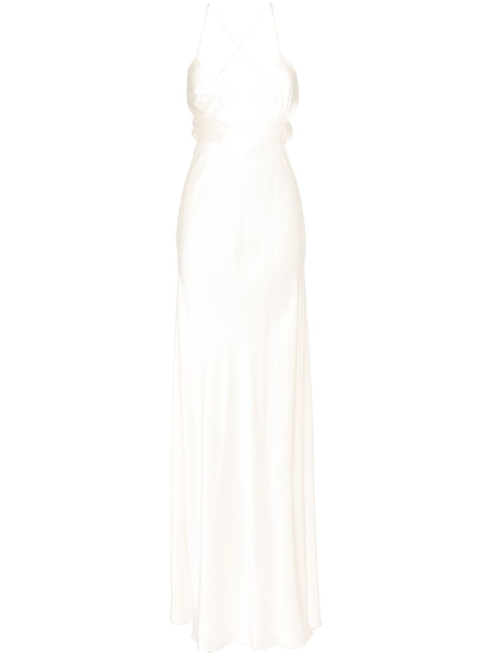 Cutout Detail gown - Green