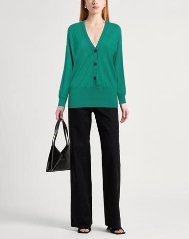 Woman Sweater Green Size 4 Wool