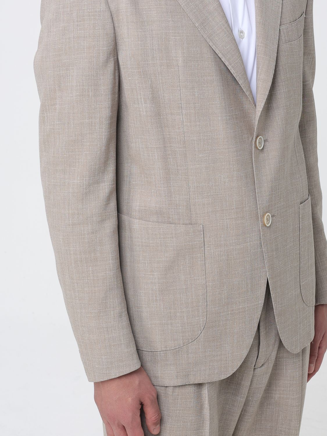Suit Men color Beige