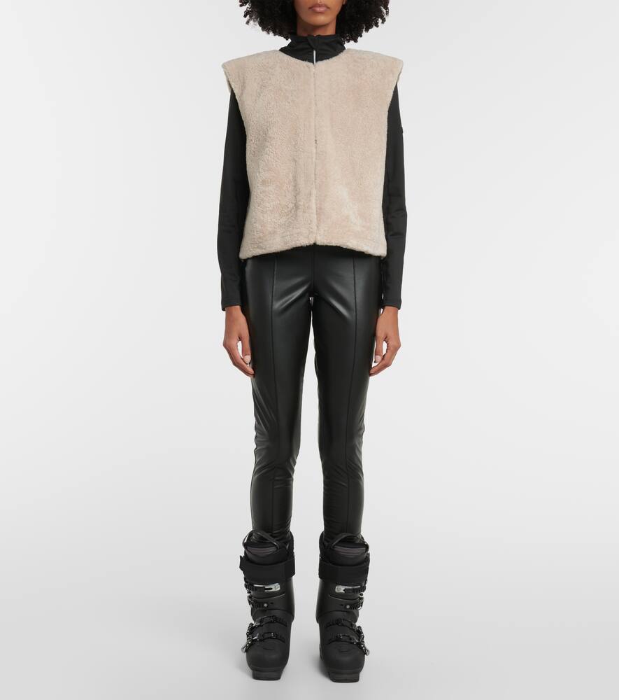 Pegaso faux leather leggings