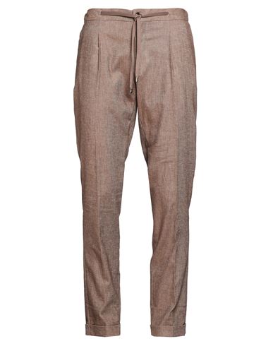 Man Pants Chocolate brown Size 32 Cotton, Lyocell, Elastane