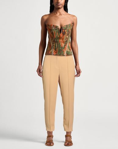 Woman Pants Sand Size 4 Polyester