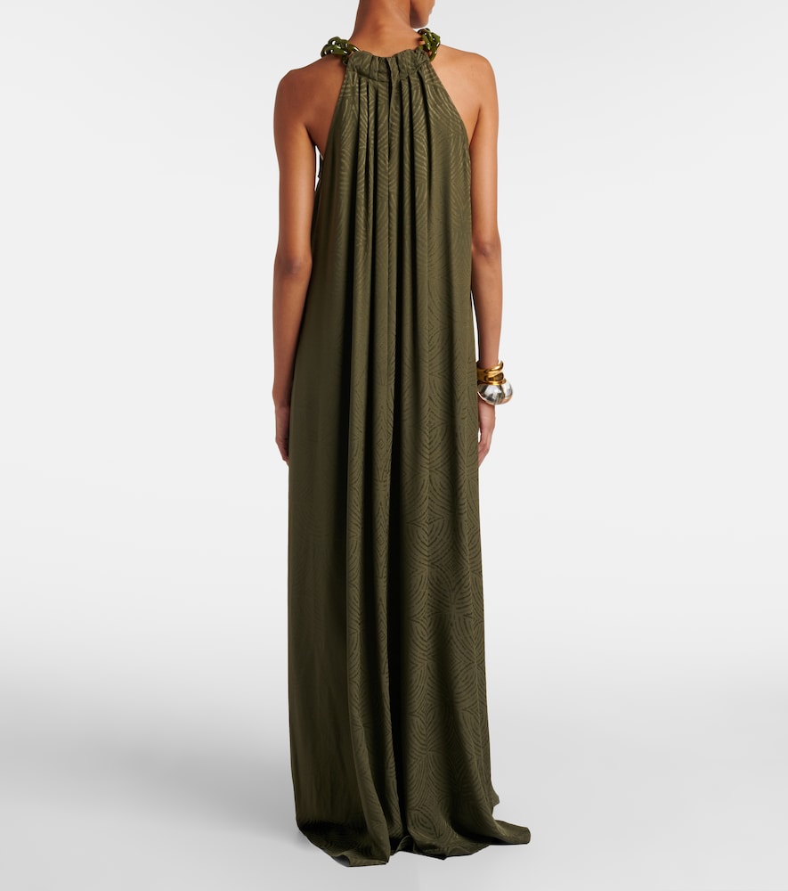 Parc printed silk maxi dress