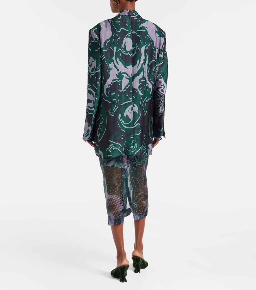 Printed blazer