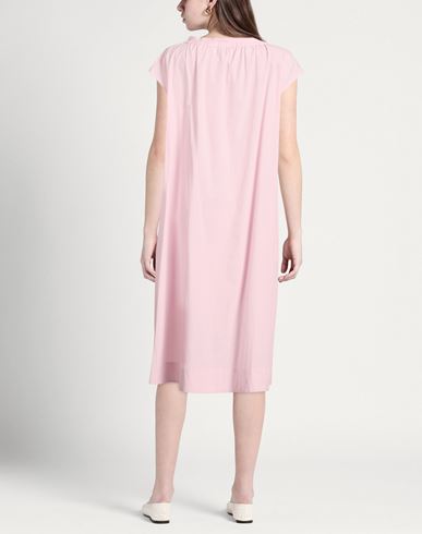 Woman Midi dress Light pink Size 10 Cotton