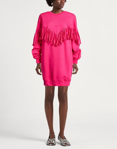 Woman Mini dress Fuchsia Size 0 Cotton