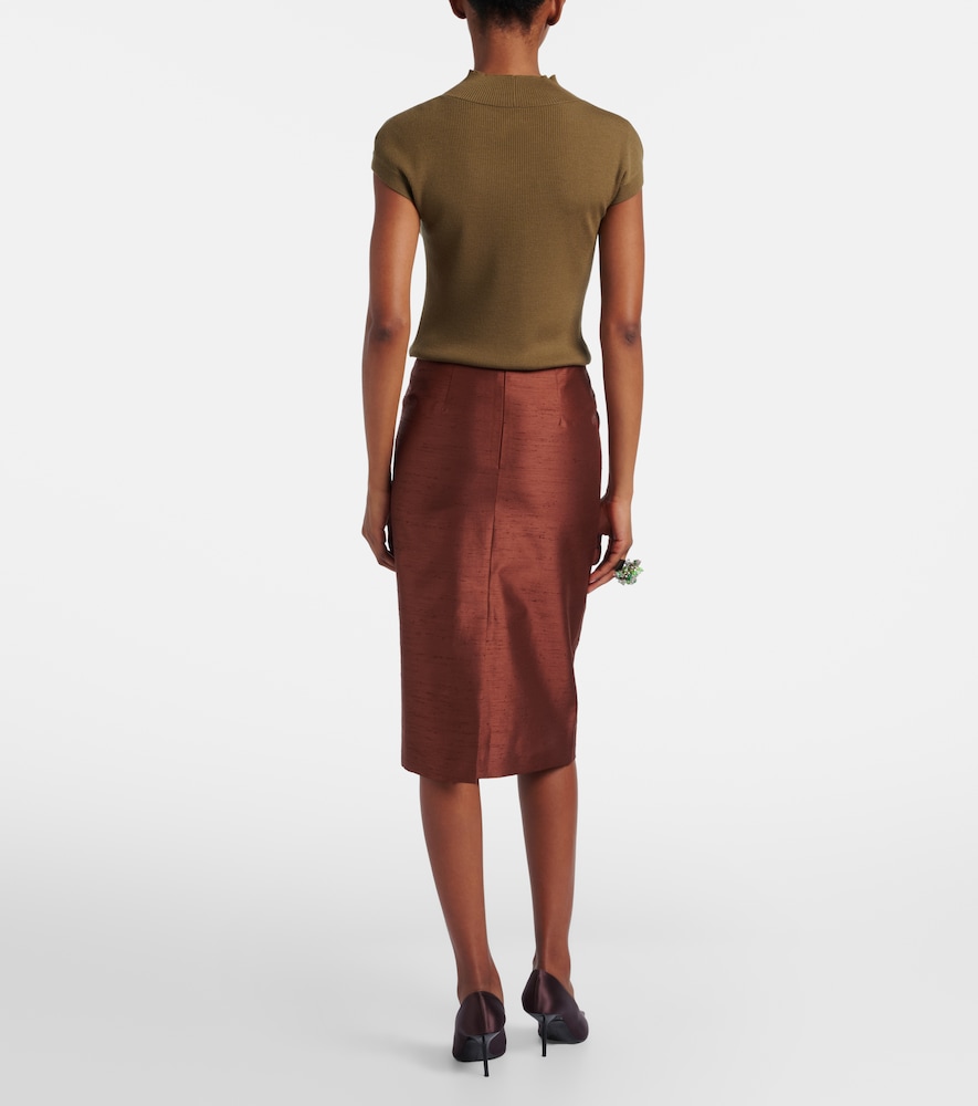 Embellished slip skirt