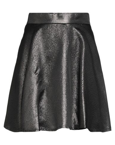 Woman Mini skirt Charcoal Size 0 Polyester, Acetate, Viscose, Textile fibers