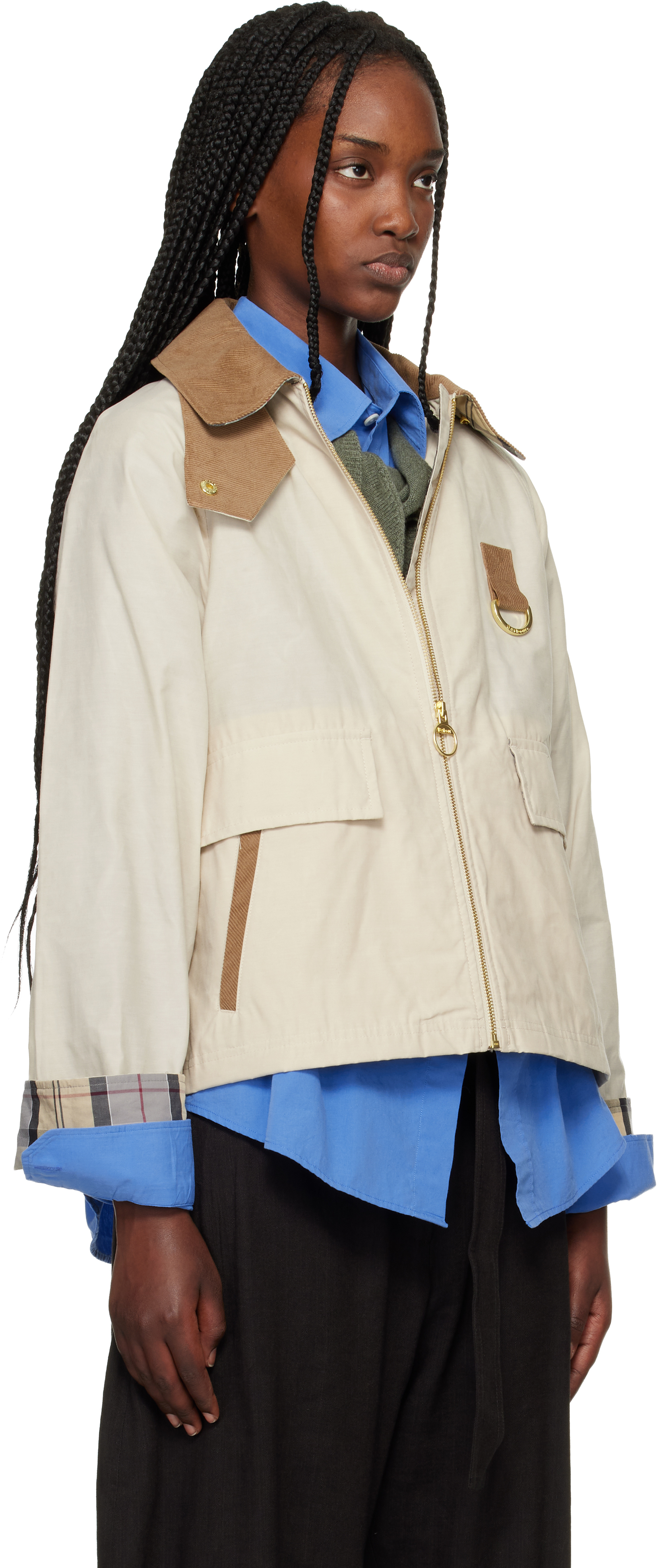 Beige Icons Spey Showerproof Jacket