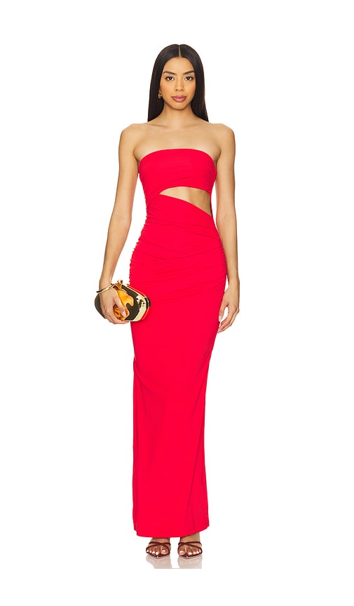 Superdown Messi Maxi Dress in Black. XS. Also in