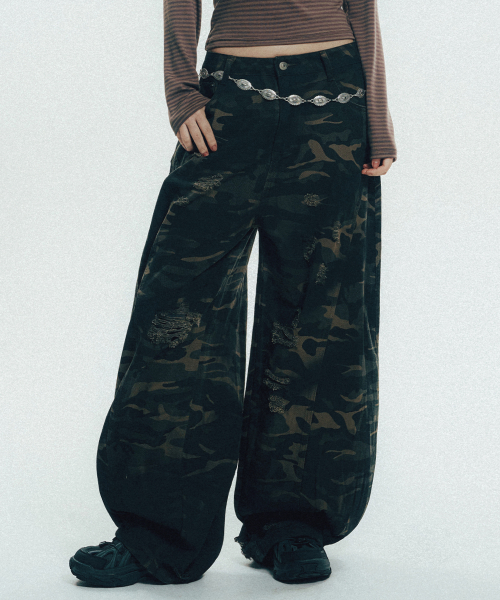 Camo Detroit Washing Pants