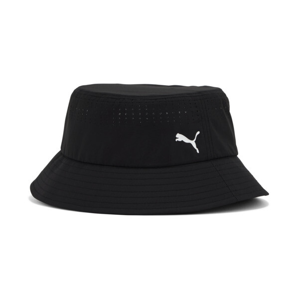 PUMA Split Vent Bucket Hat in Black