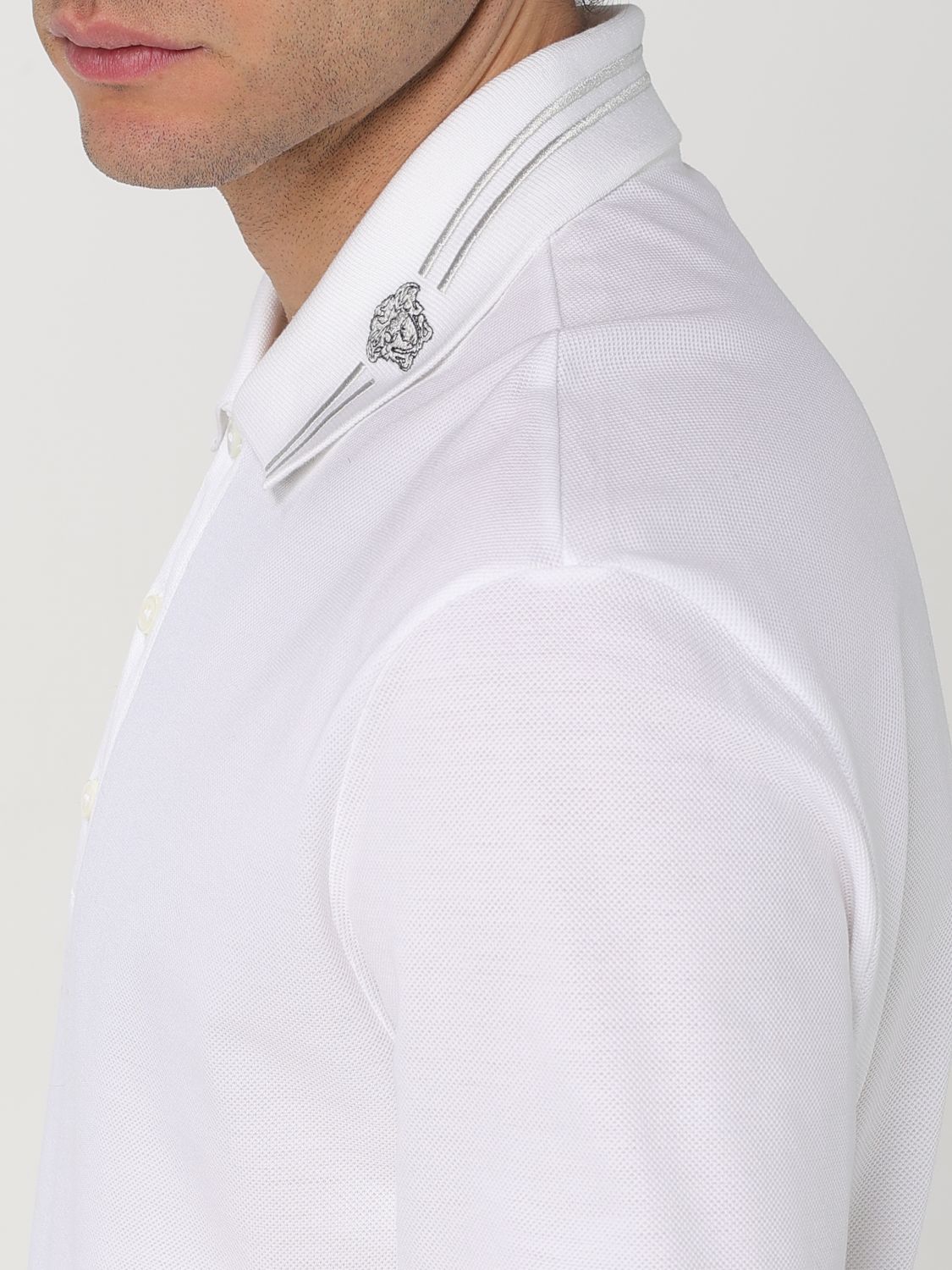 Polo Shirt Men color White