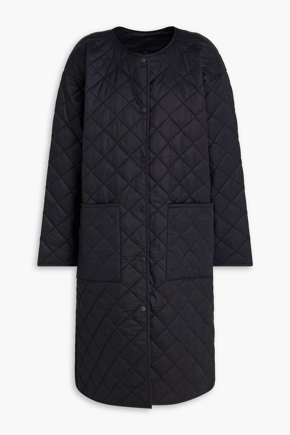 Quilted shell coat