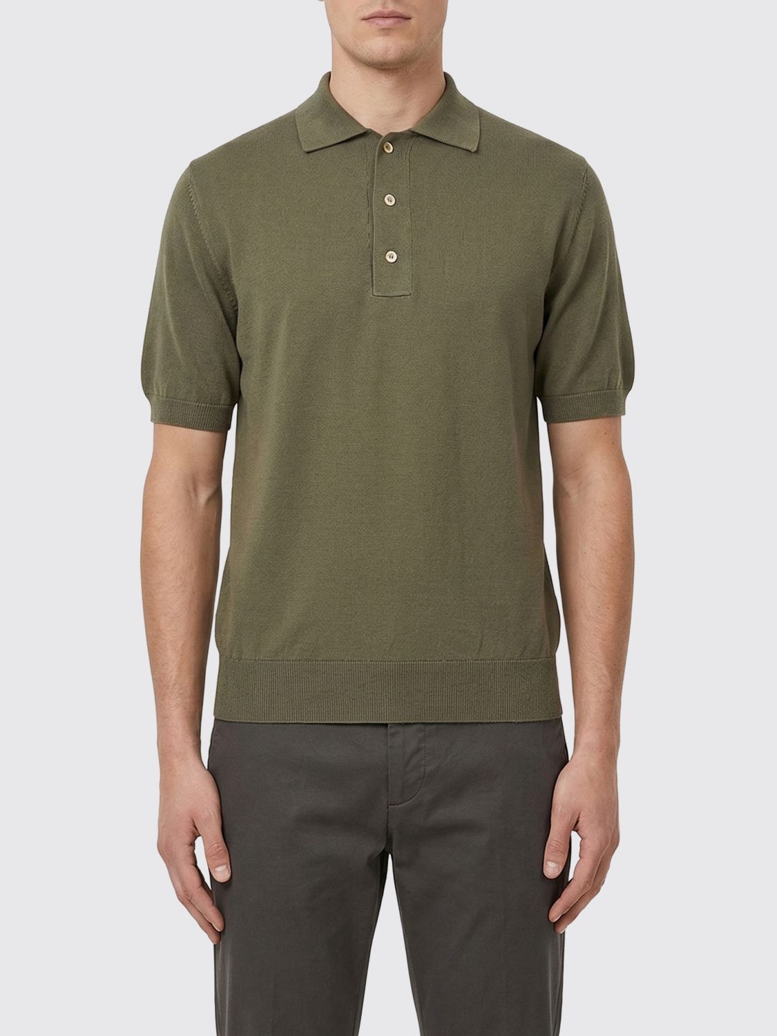 Polo Shirt Men color Beige