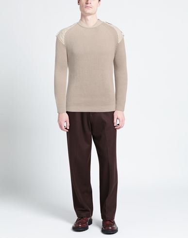 Alpha Studio Man Sweater Sand Size 36 Cotton