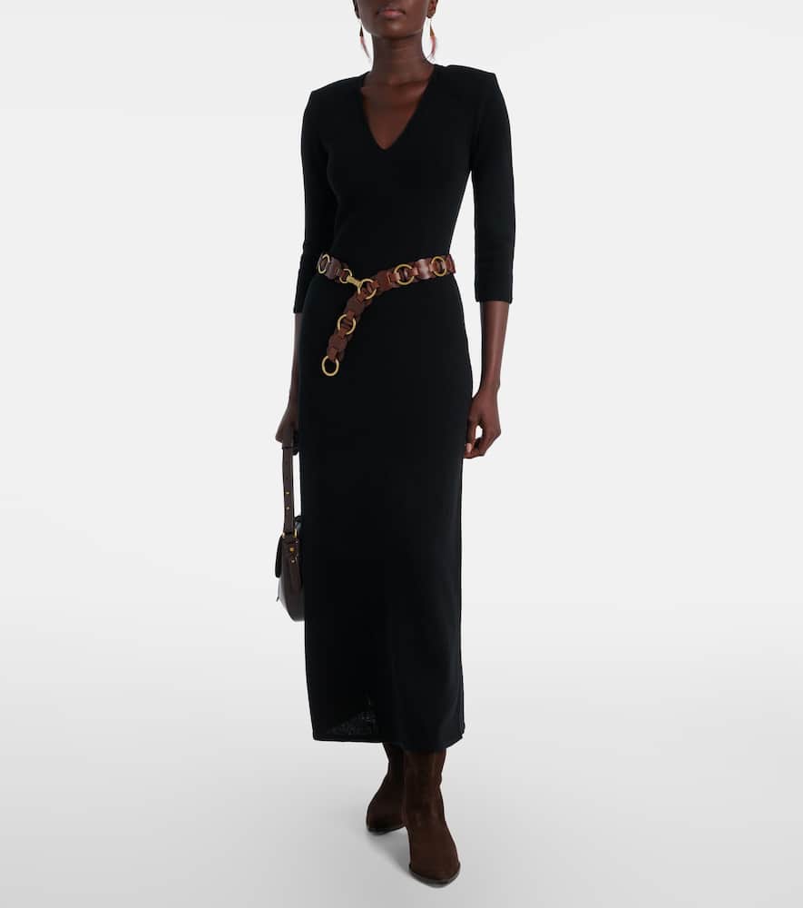 Salina wool-blend maxi dress
