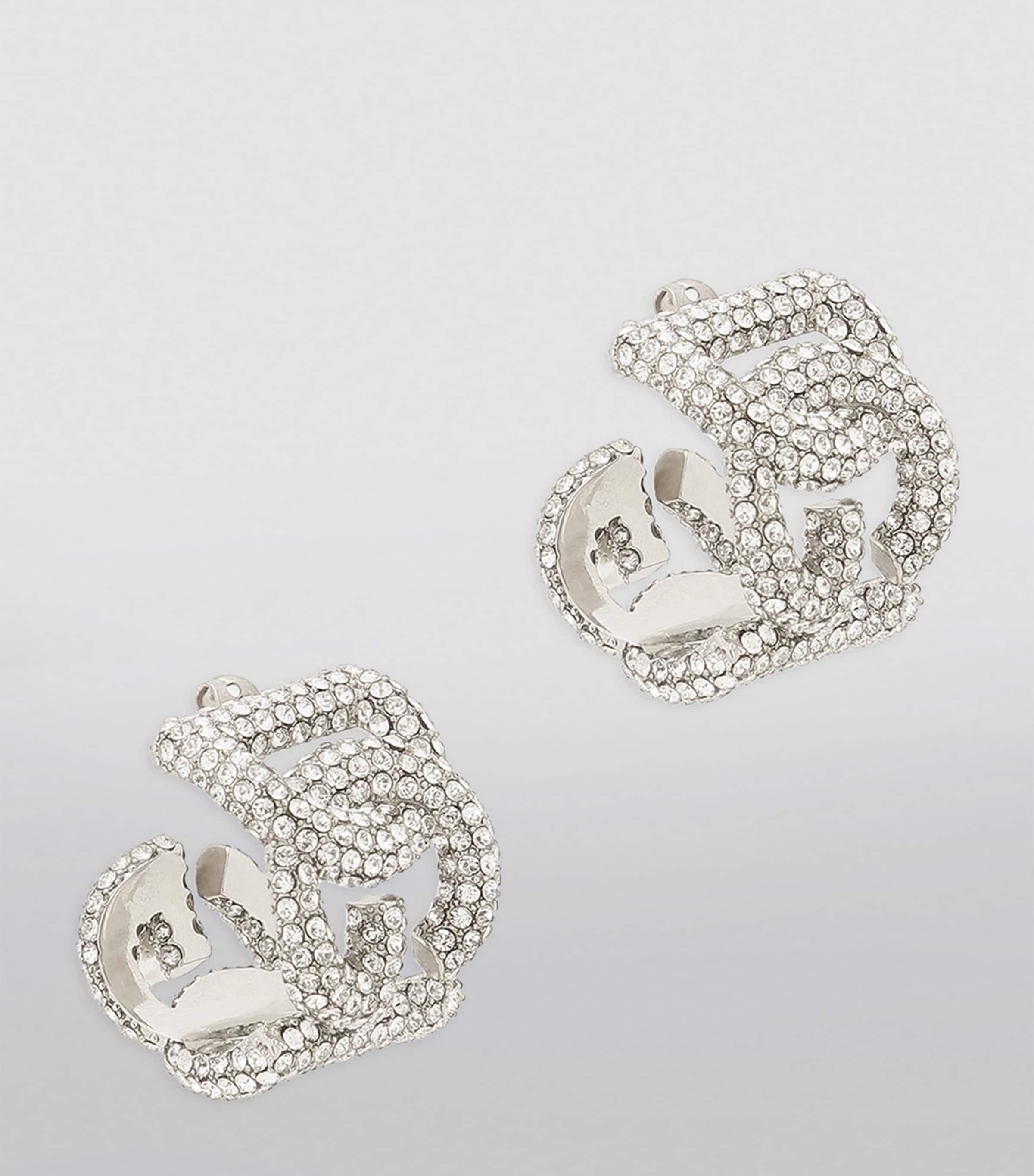 Embellished Dg Millennials Logo Earrings