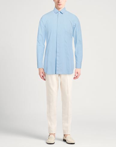 Valentino Garavani Man Shirt Azure Size 15 ½ Cotton