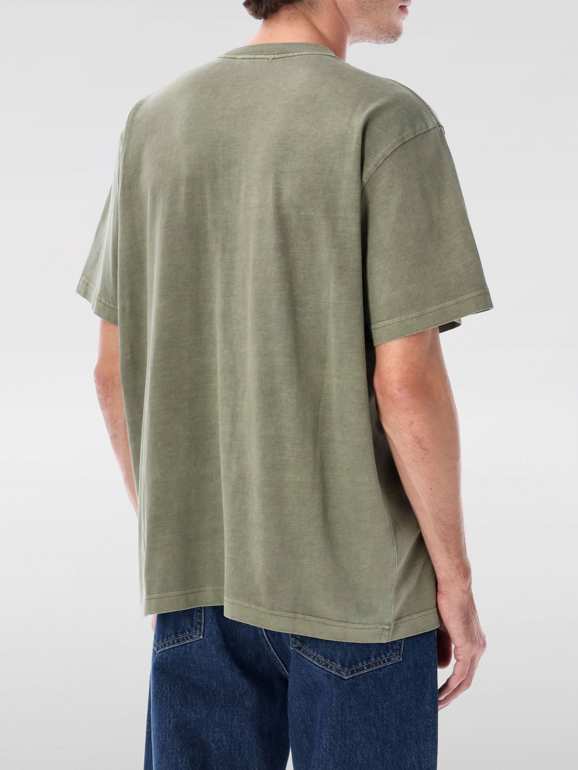 T-Shirt Men color Green