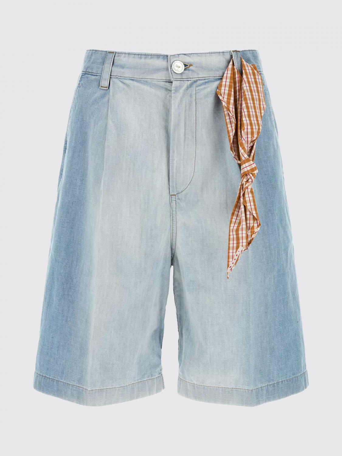 Pants Men color Blue