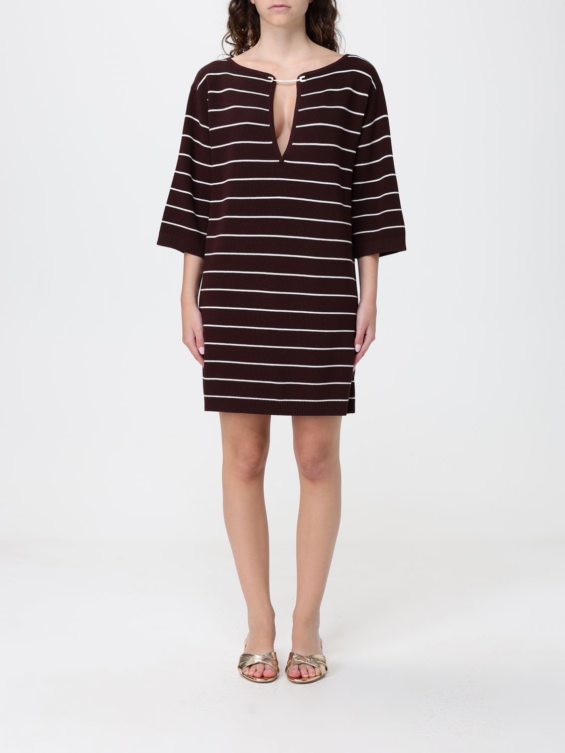 Dress Woman color Brown