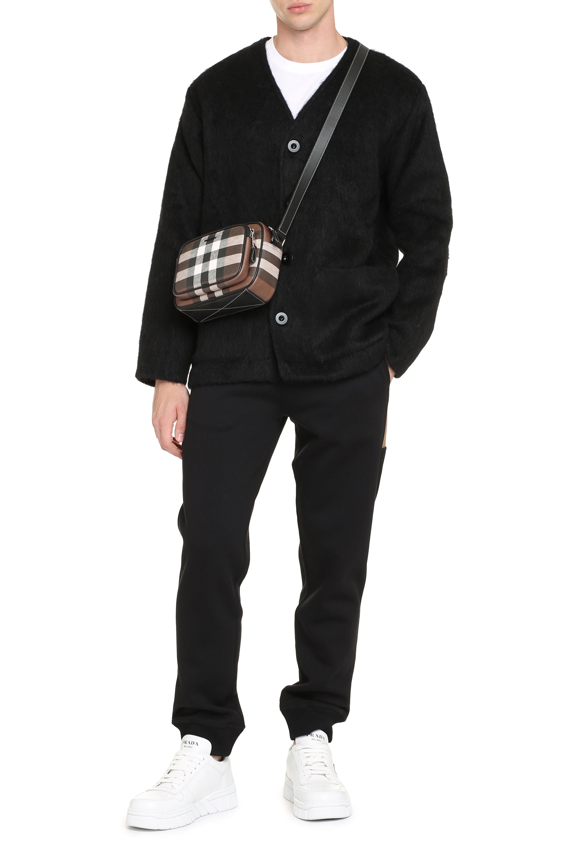 Classic Button-Up Cardigan for Men
