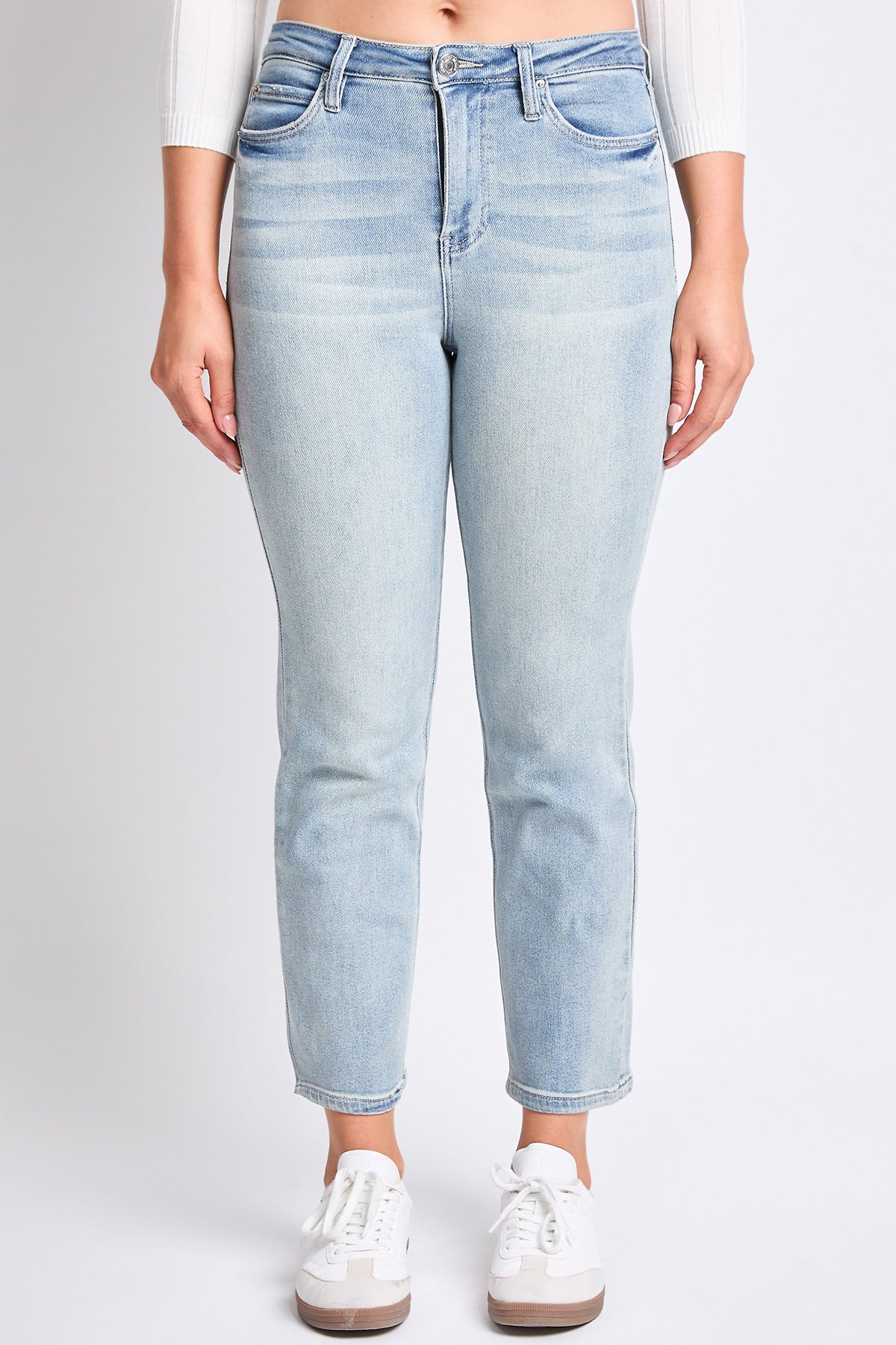 Women's Luxe High Rise Vintage Stretch Straight Jeans