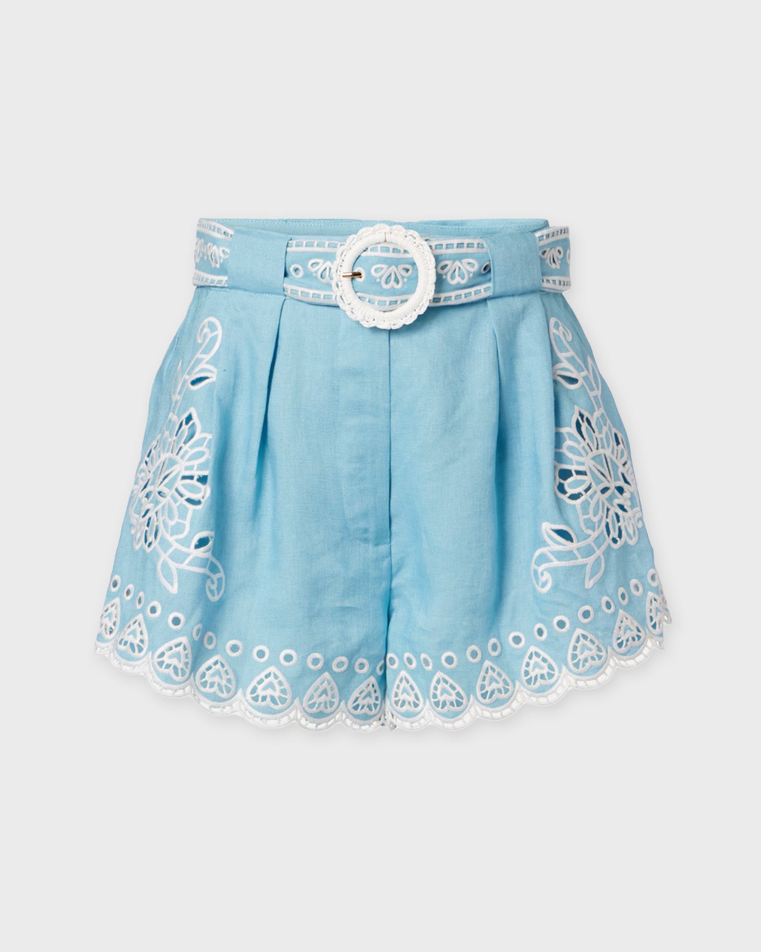 FARMRIO Shorts Romantic Richeliu Light blue