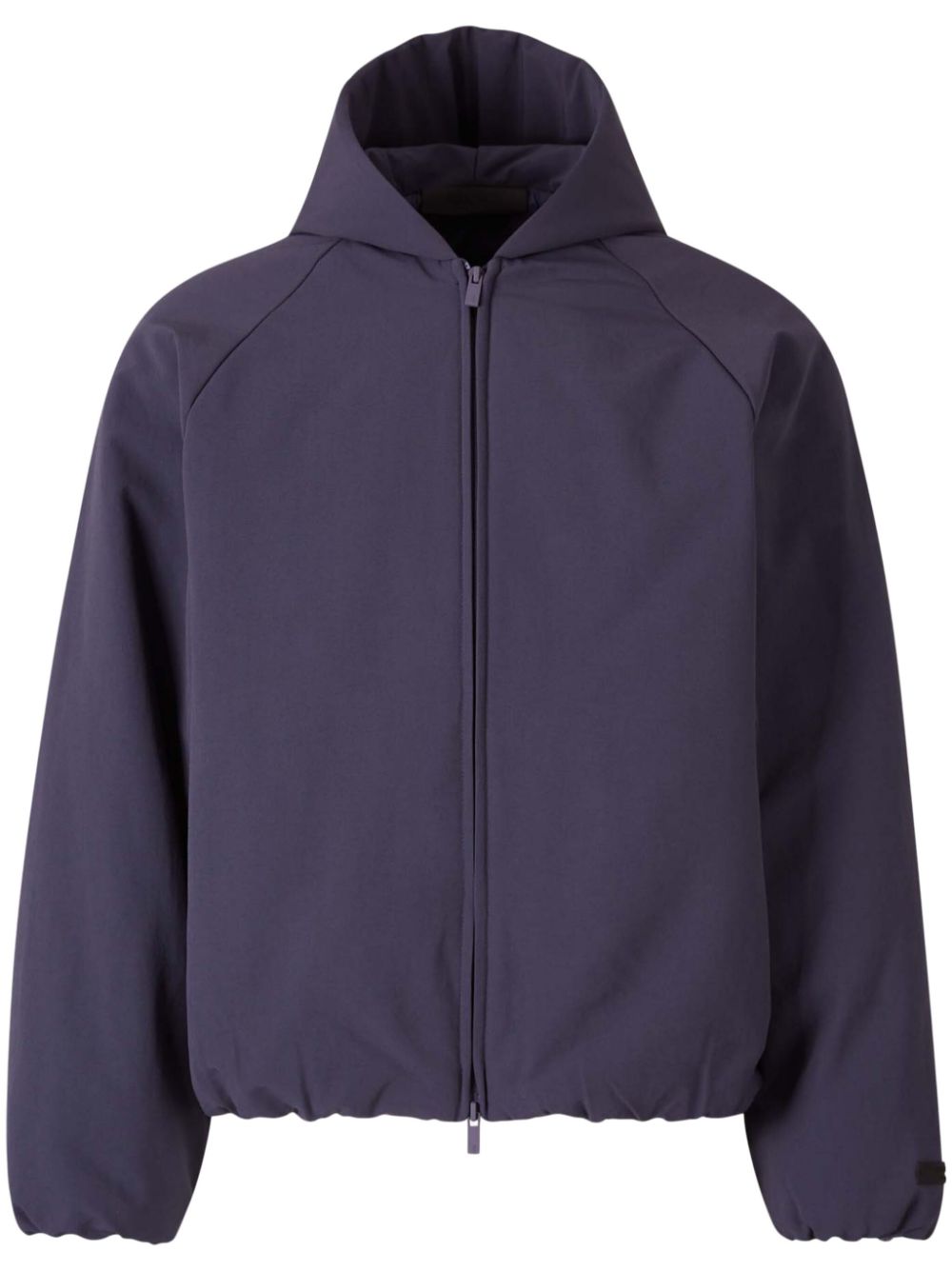 Hooded bomber jacket - Brown