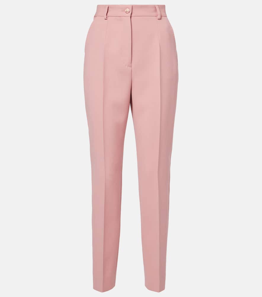 Virgin wool slim pants