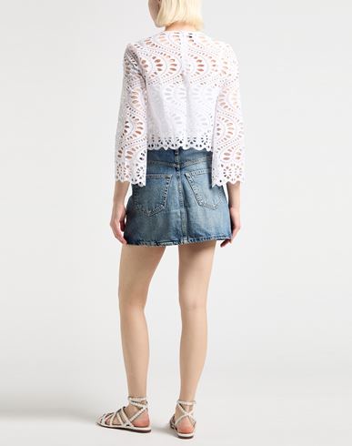 Woman Top White Size S Cotton