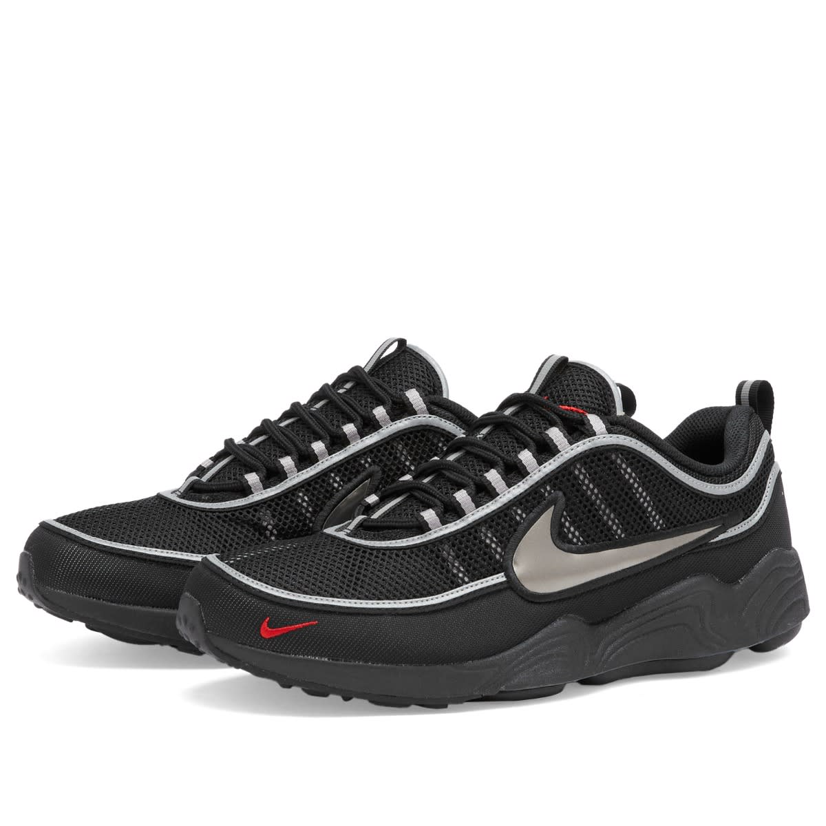 Air Zoom Spiridon SP Sneaker in Black/Silver/Red