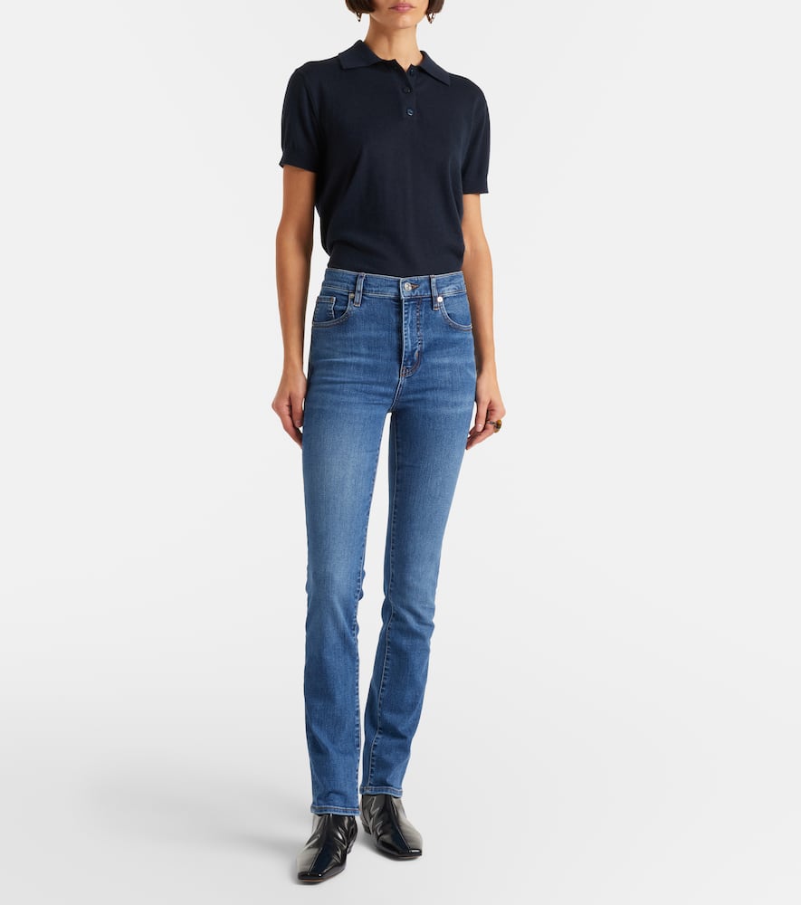 Pencil high-rise slim jeans